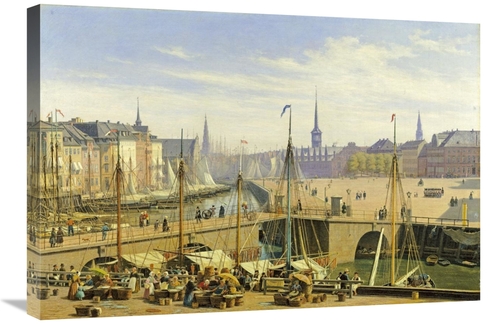 Global Gallery GCS-268483-30-142 30 in. A View of Copenhagen Art Print