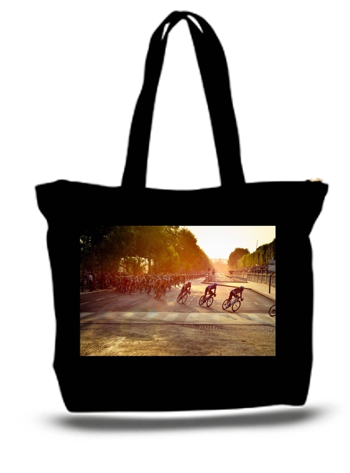 Tour De France Large Tote Grocery & Stuff Bag
