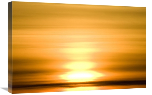 Global Gallery GCS-395396-2030-142 20 x 30 in. Winter Sunset Over Tund