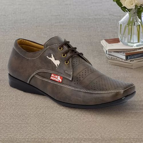 Formal cum Casual Shoe Party Wear For Men Size 6 color BROWN