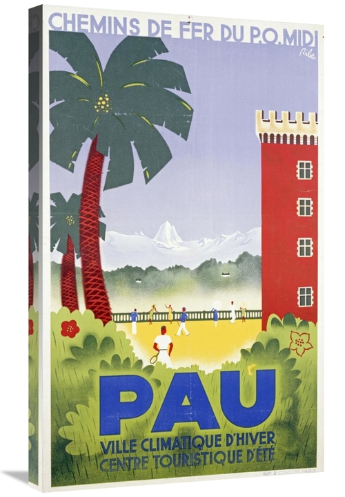 Global Gallery GCS-267162-30-142 30 in. Pau Art Print - Riblo
