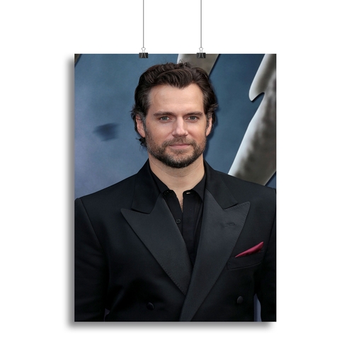 Henry Cavill at a premiere Canvas Print or Poster
