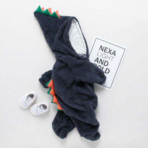 Newborn Infant Baby Boy Girls Rompers Fur Winter