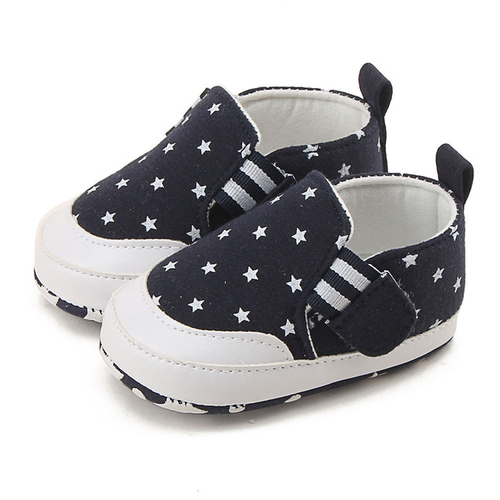 Newborn Infant Baby Girl Boy shoes star Print Crib