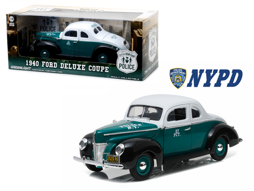 1940 Ford Deluxe Coupe New York City Police Department (NYPD) 1/18