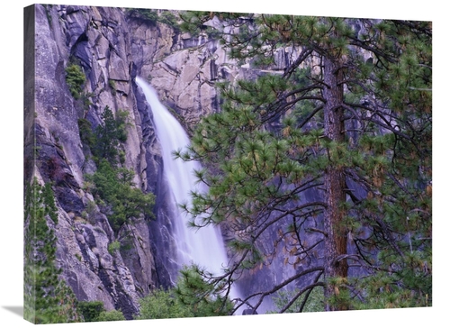 Global Gallery GCS-396359-2432-142 24 x 32 in. The Cascades From Yosem