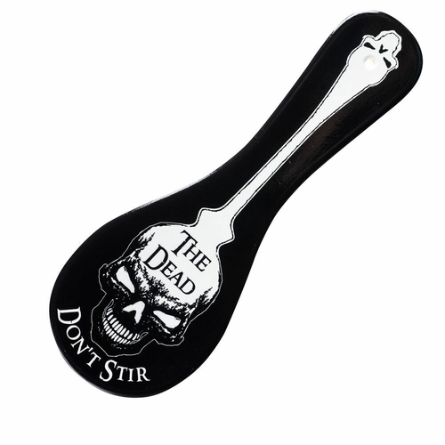 Alchemy Gothic SR2 Ceramic The Dead Dont Stir Spoon Rest