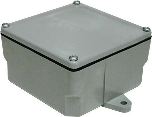 Cantex 5133709U 4 x 4 x 4 in. PVC Molded Junction Box
