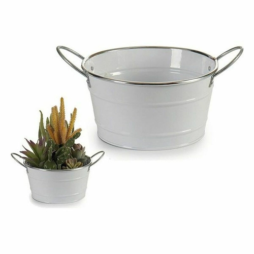 Planter Metal With handles (20 x 11 x 27 cm)