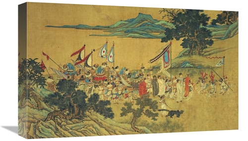 Global Gallery GCS-267600-22-142 22 in. Foreign Tributaries En Route t