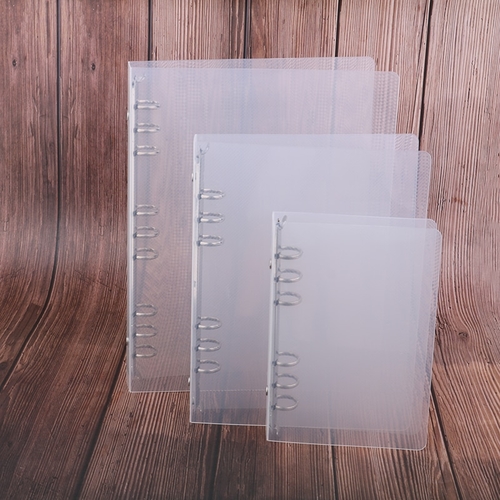 Transparent Creative Ring Binder B5/A5 A6 Pp