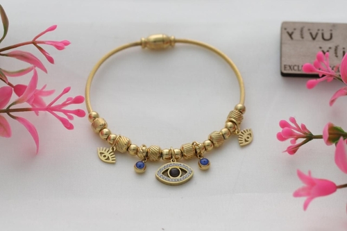 Golden Brass Bracelets for Women