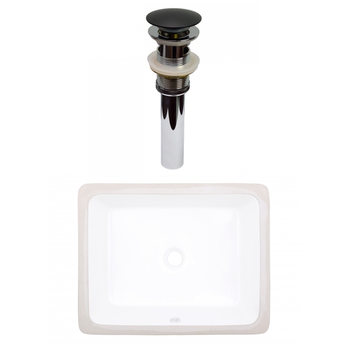 American Imaginations AI-31789 19.5 in. CUPC Rectangle Undermount Sink