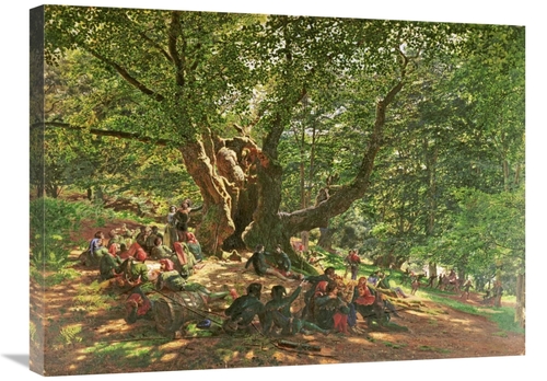 Global Gallery GCS-266372-30-142 30 in. Robin Hood & His Merry Men in 