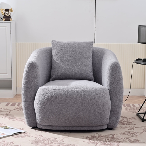 U_Style Upholstered Chair,Modern Arm Chair for Living Room and