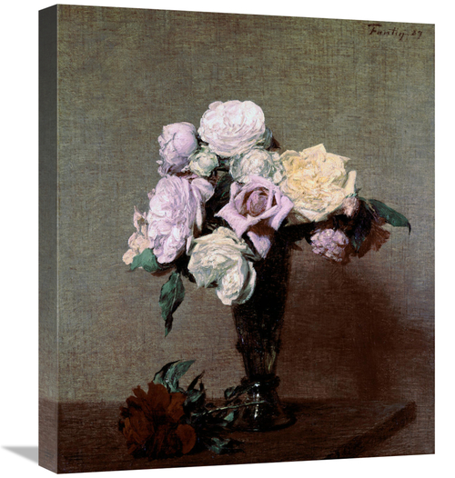 Global Gallery GCS-277502-22-142 22 in. Vase of Flowers Art Print - He