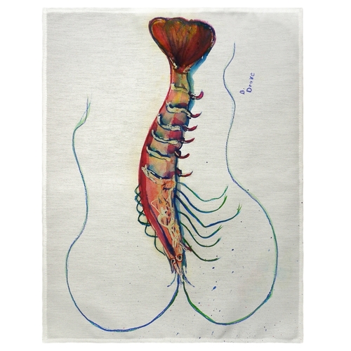 Betsy Drake PM395 14 x 18 in. Betsys Shrimp Place Mat - Set of 4