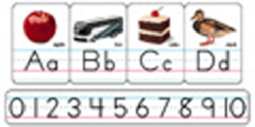 Trend Enterprises T-721 Bb Set Manuscript Photo Zaner-B-Zaner-Bloser