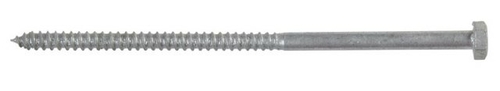 Hillman 812027 0.25 x 6 in. Galvanized Hex Head Lag Bolt