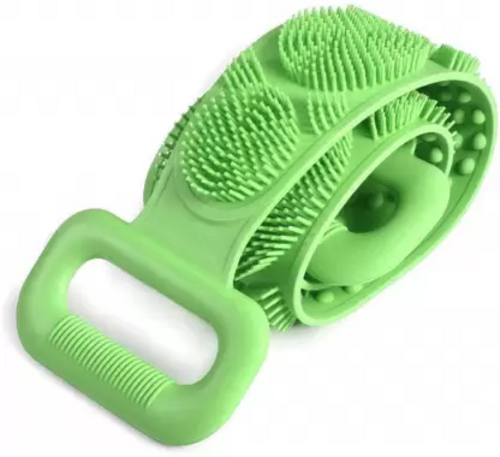 Silicone Double Side Body Back Scrubber Bath Brush Washe