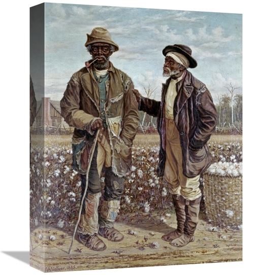 Global Gallery GCS-281460-16-142 16 in. Two Elderly Cotton Pickers Art