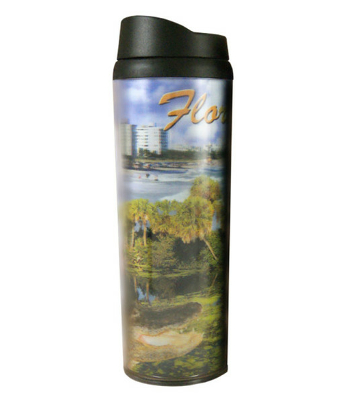 Americaware SATFLA01 Florida Full Color Lenticular Tumbler