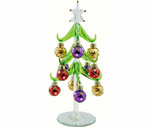 LS Arts XM-683 Tree Ornaments, Green - 6 in.