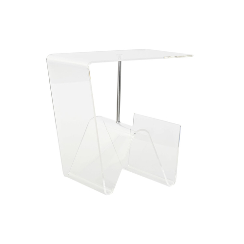 Coffee Table DKD Home Decor Metal Transparent Acrylic (40 x 30 x 44