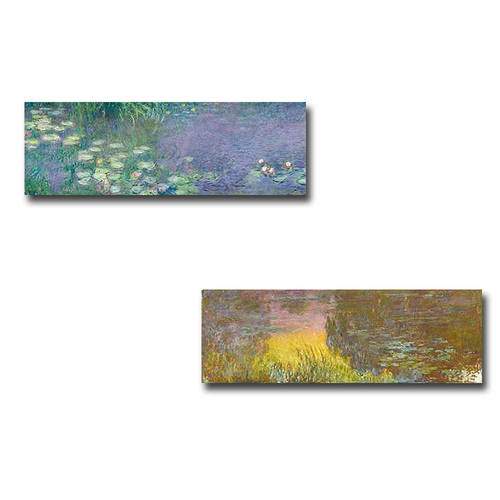 Artistic Home Gallery 1236AM931SAG Morning I & Waterlilies - Setting S