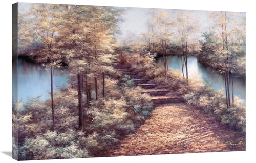 Global Gallery GCS-393966-2436-142 24 x 36 in. Autumn Leaves Art Print