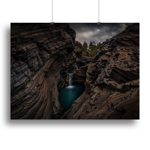 Karijini National Park Waterfall Canvas Print or Poster
