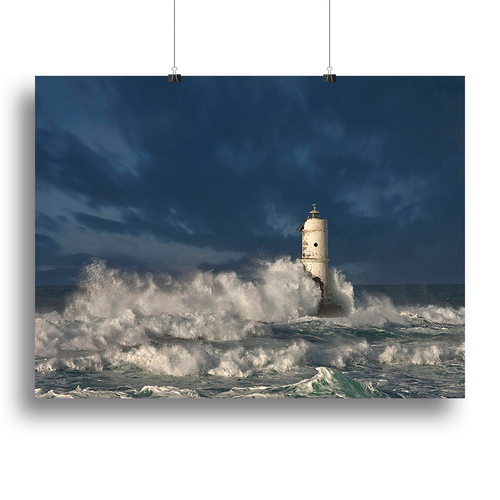 Faro Di Mangiabarche Calasetta-Sardegna Canvas Print or Poster