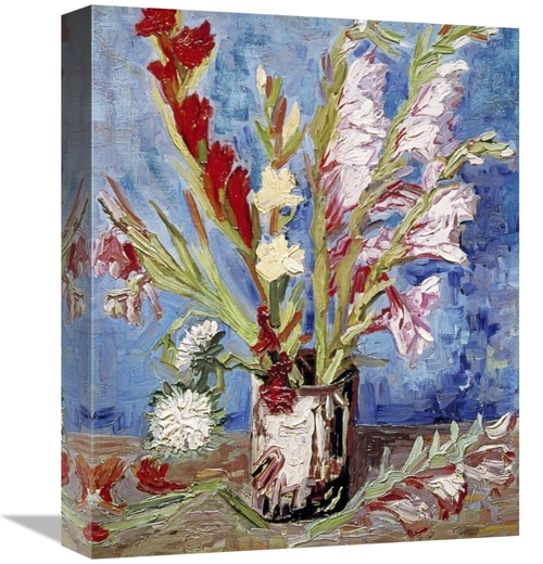 Global Gallery GCS-281325-16-142 16 in. Vase with Gladioli Art Print -