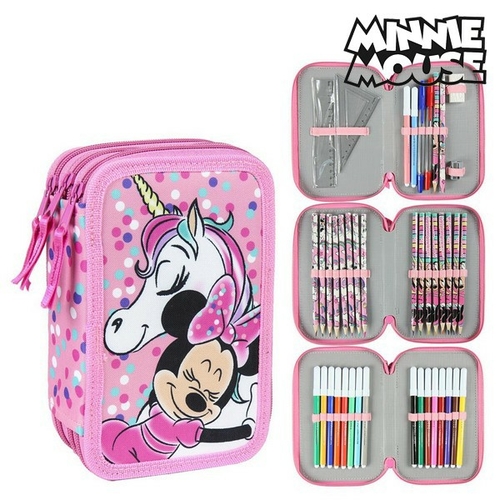 Triple Pencil Case Minnie Mouse 78735