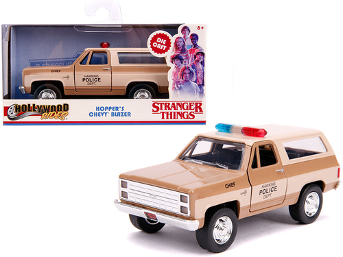 Hopper\'s Chevrolet Blazer \Hawkins Police Dept.\" \"Stranger Things\"