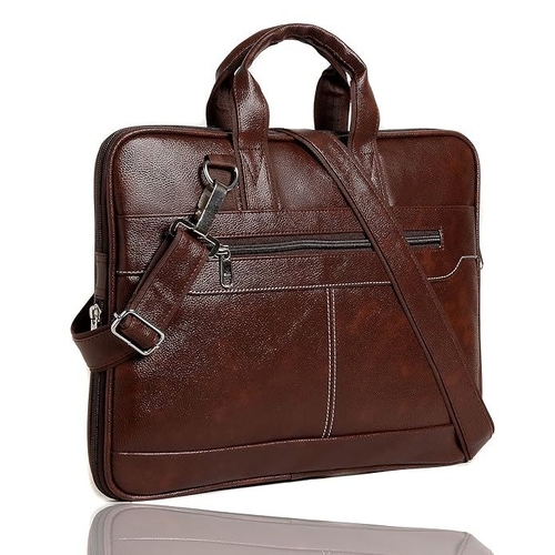 Men's  Synthetic Leather Briefcase Best Laptop Messenger Bag Satchel
