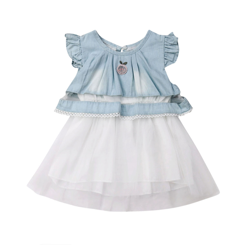 Summer Toddler Kids Baby Girl Tulle Princess Dress