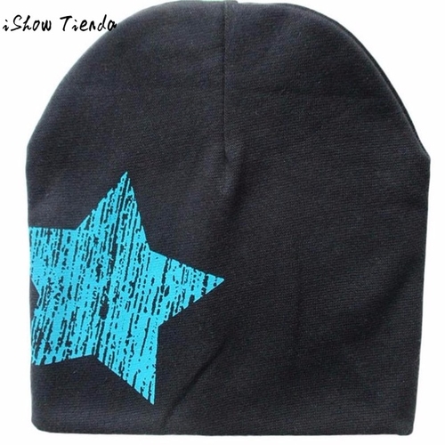 Baby Hat Five-pointed Star Printed Baby Beanie