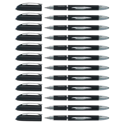 Liquid ink pen Uni-Ball Rollerball Jestsream SX-210 Black 1 mm (12