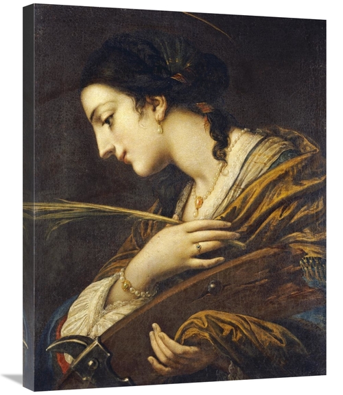Global Gallery GCS-266343-30-142 30 in. Saint Catherine of Alexandria 