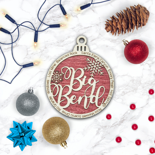 Big Bend National Park Christmas Ornament