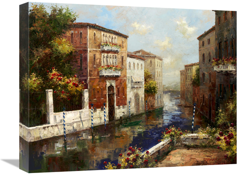Global Gallery GCS-132392-1620-142 16 x 20 in. Sleepy Canal Art Print 