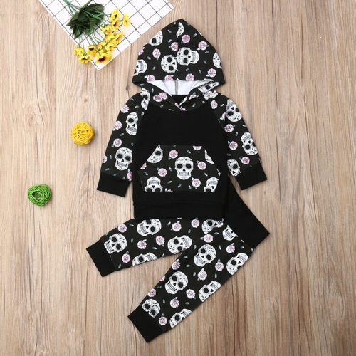 Pudcoco Autumn Halloween Baby Boy Girls Cotton