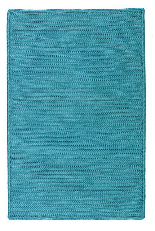 Colonial Mills Rug H049R024X048S Simply Home Solid - Turquoise 2 ft. x