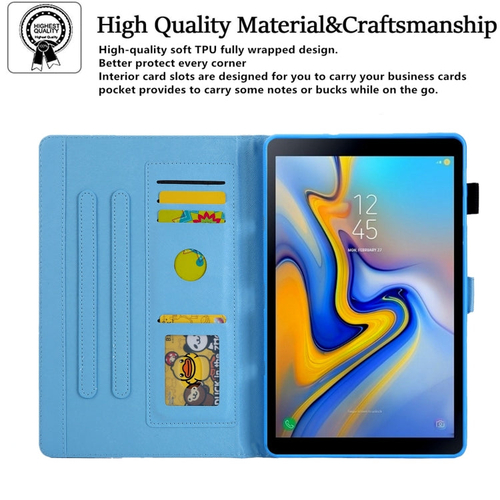 For Samsung Galaxy Tab A9+ Colored Drawing Leather Tablet Case(Big