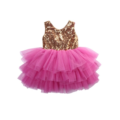 Fashion Cute Summer Party Princess Toddler Baby