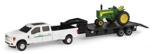 ERTL ERT45651 John Deere 530 Tractor & Ford F350 Dually Pickup Truck w