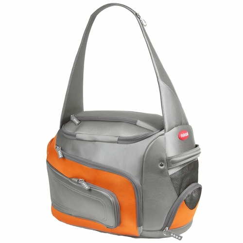 Teafco AC2D1655L Duff-O Airline Approved Pet Carrier, Orange - Lar