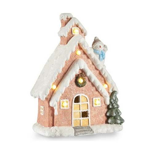 Decorative Figure House Christmas LED Light Music Blue White Green