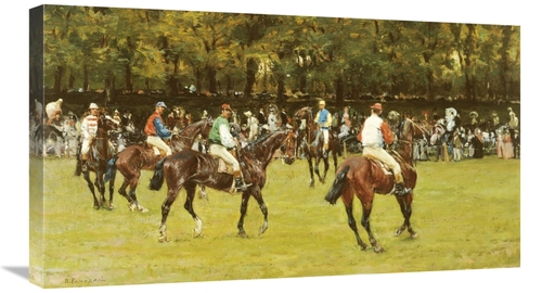 Global Gallery GCS-266977-30-142 30 in. in the Paddock Art Print - Rug